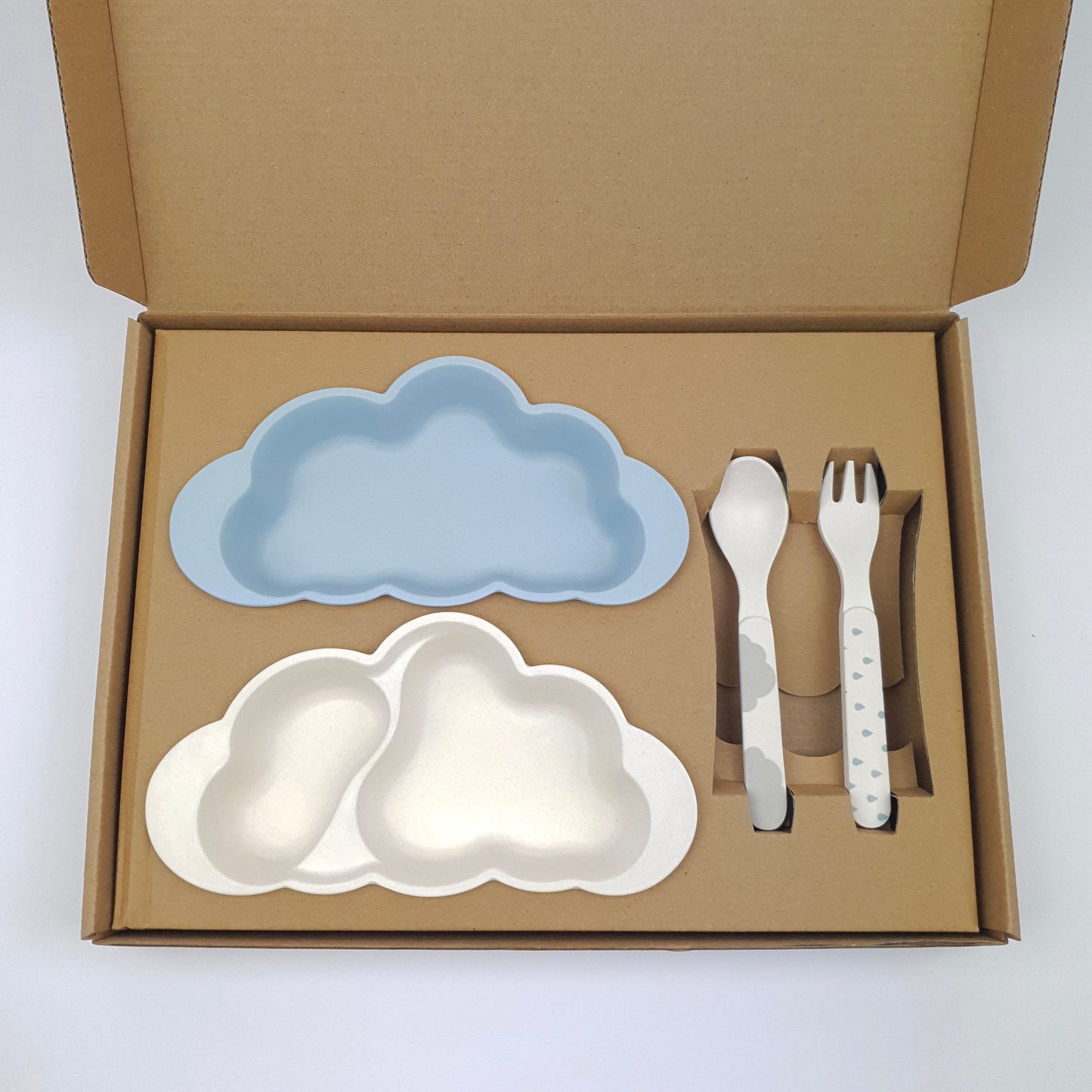 Kids Eco-friendly Bamboo Bowls and Cutlery set
